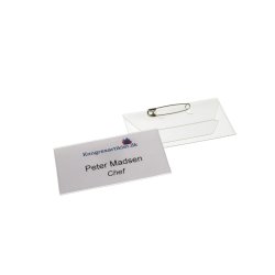 Kongresmrke med sikkerhedsnl - 40x75mm - Serie 10