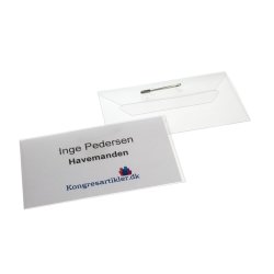 Kongresmrke med sikkerhedsnl - 60x105mm - Serie 10