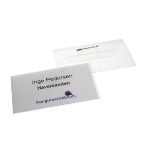 Kongresmrke med sikkerhedsnl - 60x105mm - Serie 10