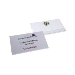 Navneskilt med magnet - 60x90 mm - Serie 14