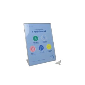 Display skilt med rude, A5