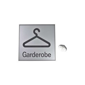 Vgskilt med indgravering, 150x150mm