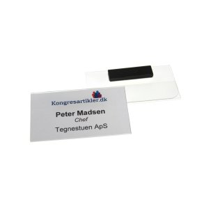 Navneskilte med magnet