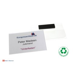 Deluxe navneskilt med magnet - 60x90 mm - Serie 33