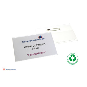 70% Genanvendt plast med nål