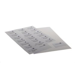 Deluxe navneskilt med nl - 40x70 mm - Serie 34