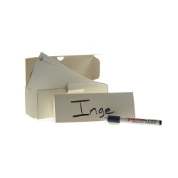 Bordskilte A5, karton 'klar til brug' 