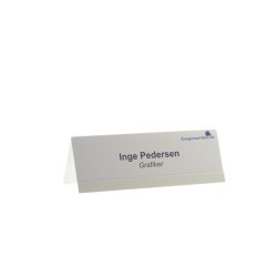 Bordskilteholder i farvet plast, A5 