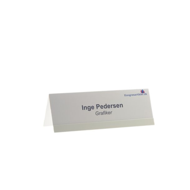 Bordskilteholder i farvet plast, A5 