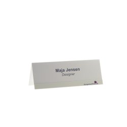 Bordskilteholder i farvet plast, A5 