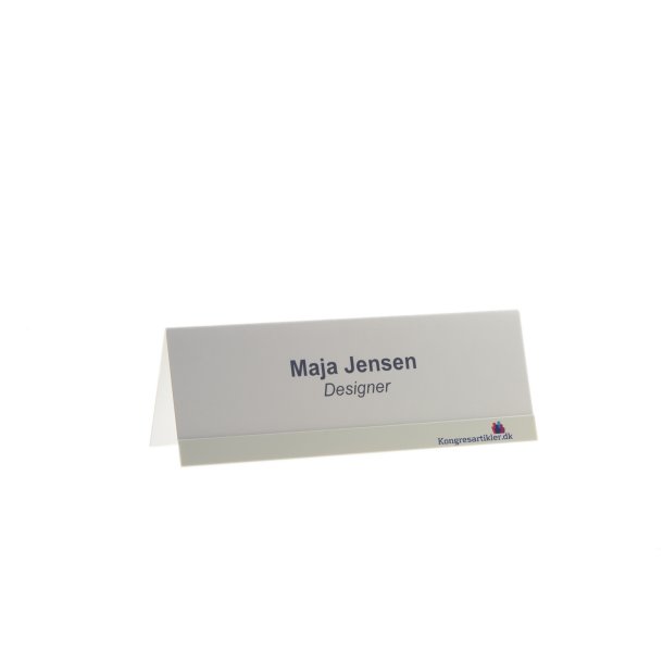 Bordskilteholder i farvet plast, A5 