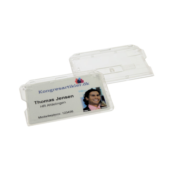 ID-kortholder - Lukket m. 1 udskyder til 1 kort