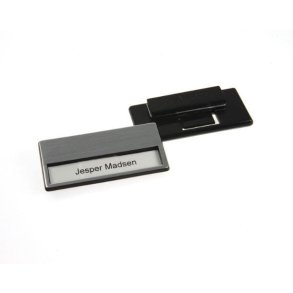 Reversskilte m. rude og magnet - 33x68mm 