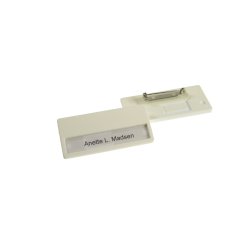 Reversskilte m. rude og sikkerhedsnl - 33x70mm, hvid