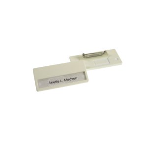 Reversskilte m. rude og sikkerhedsnl - 33x70mm, hvid