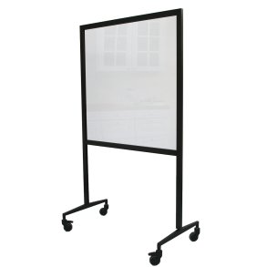 Klar akryl - afskrmning p hjul - 130x170 cm