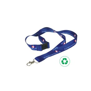 Nglesnor i genanvendt plast med logo
