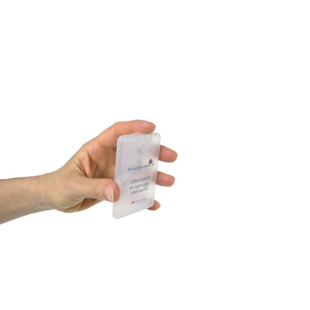 Hndsprit med logo ell. valgfrit layout, 20 ml