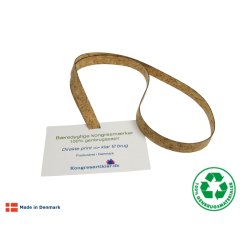 Navneskilte af 100% genanvendt papir - 74x105 mm