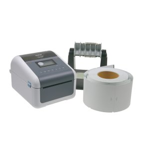 Onsite print af navneskilte - pakkelsning. Trdls printer