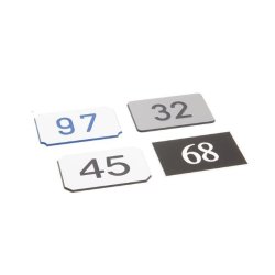 Graveret postkasseskilt - nummerskilt