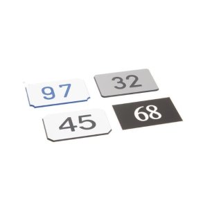 Graveret postkasseskilt - nummerskilt